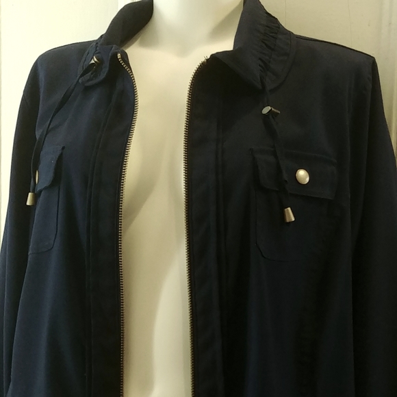 Allison Daley Navy Blue Spring Jacket - Picture 3 of 12